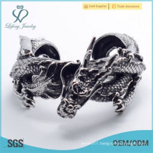 Men's huge&heavy Boy's Dragon Charm Bracelet Stainless Steel Bangle Fashion Jewelry PUNK New Gift